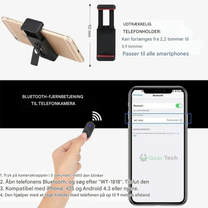 Bluetooth-selfiestativ