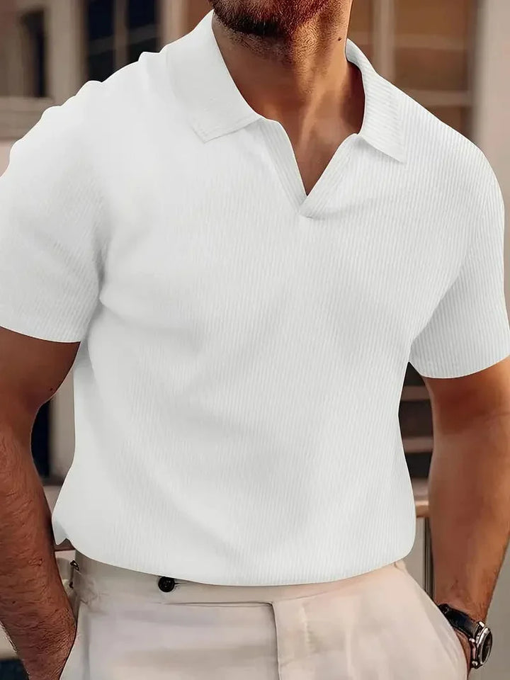 Casual Mænds Polo Shirt Uden Knapper