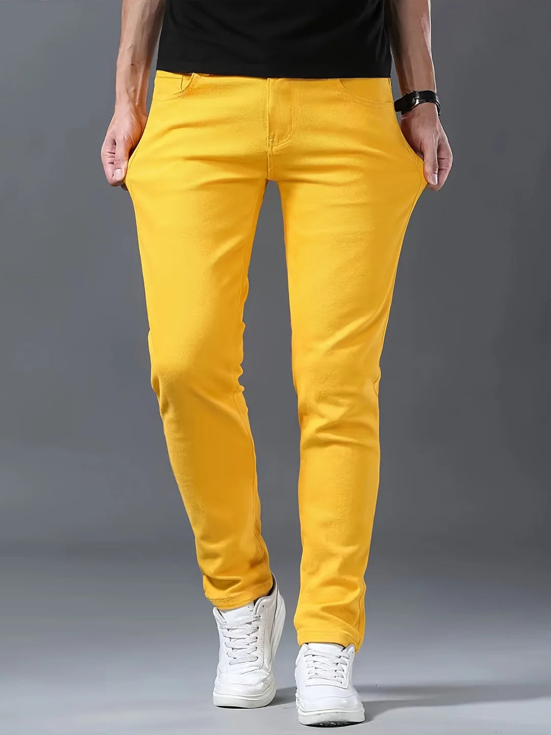 Slim Fit Stretch Jeans til Mænd