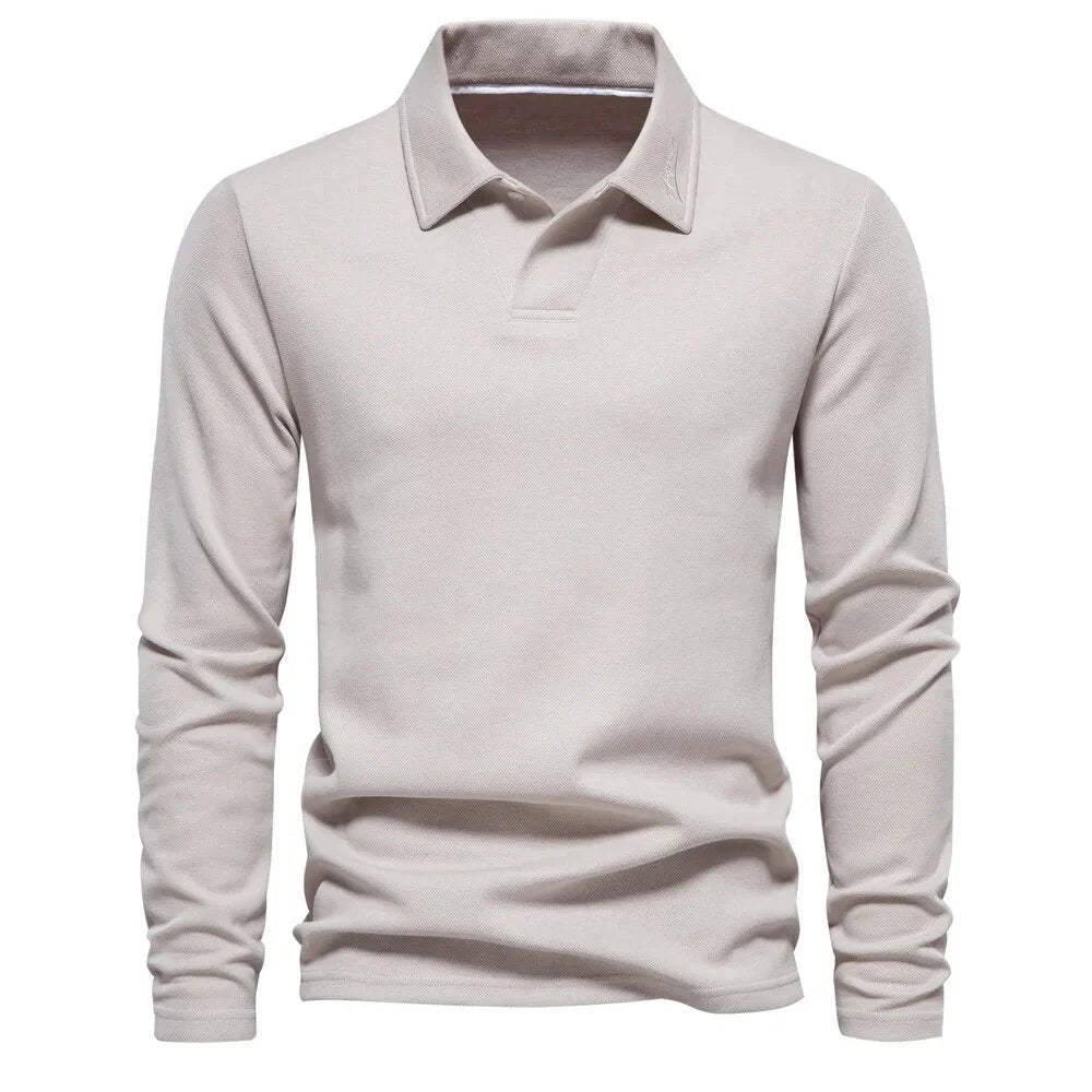Alonso Mænds Casual Polo Sweater
