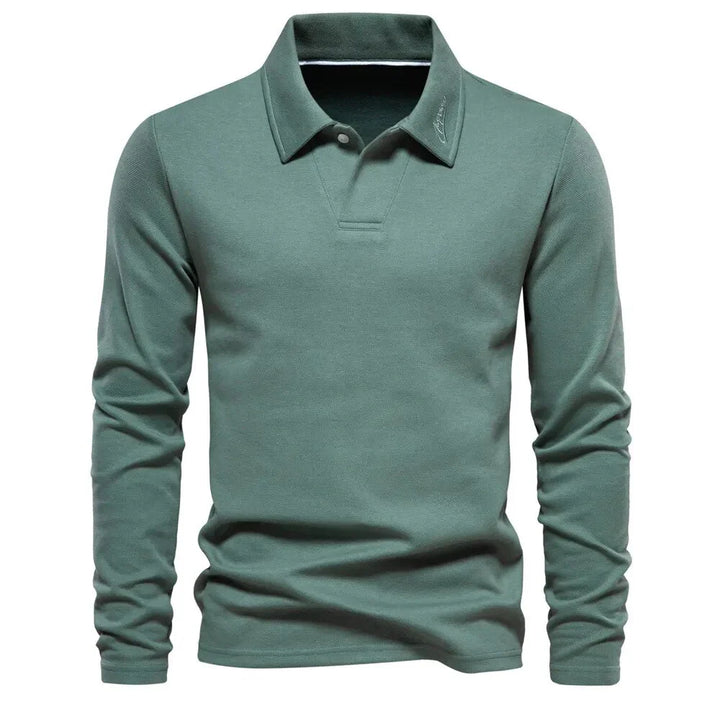 Alonso Mænds Casual Polo Sweater