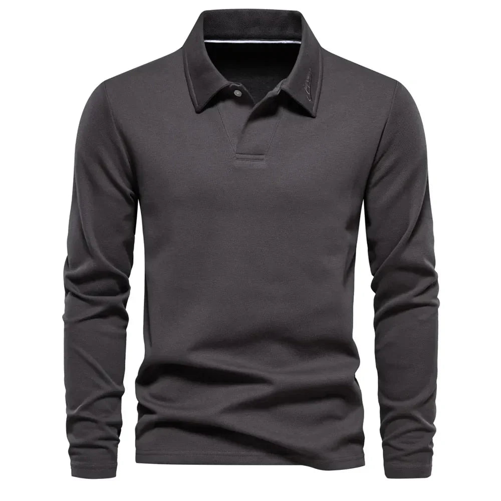 Alonso Mænds Casual Polo Sweater