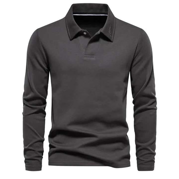 Alonso Mænds Casual Polo Sweater