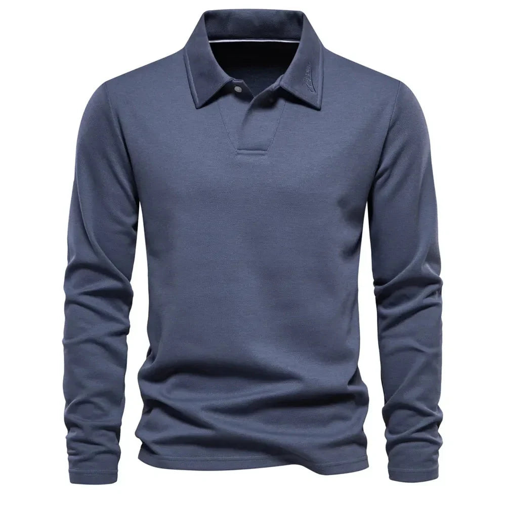 Alonso Mænds Casual Polo Sweater