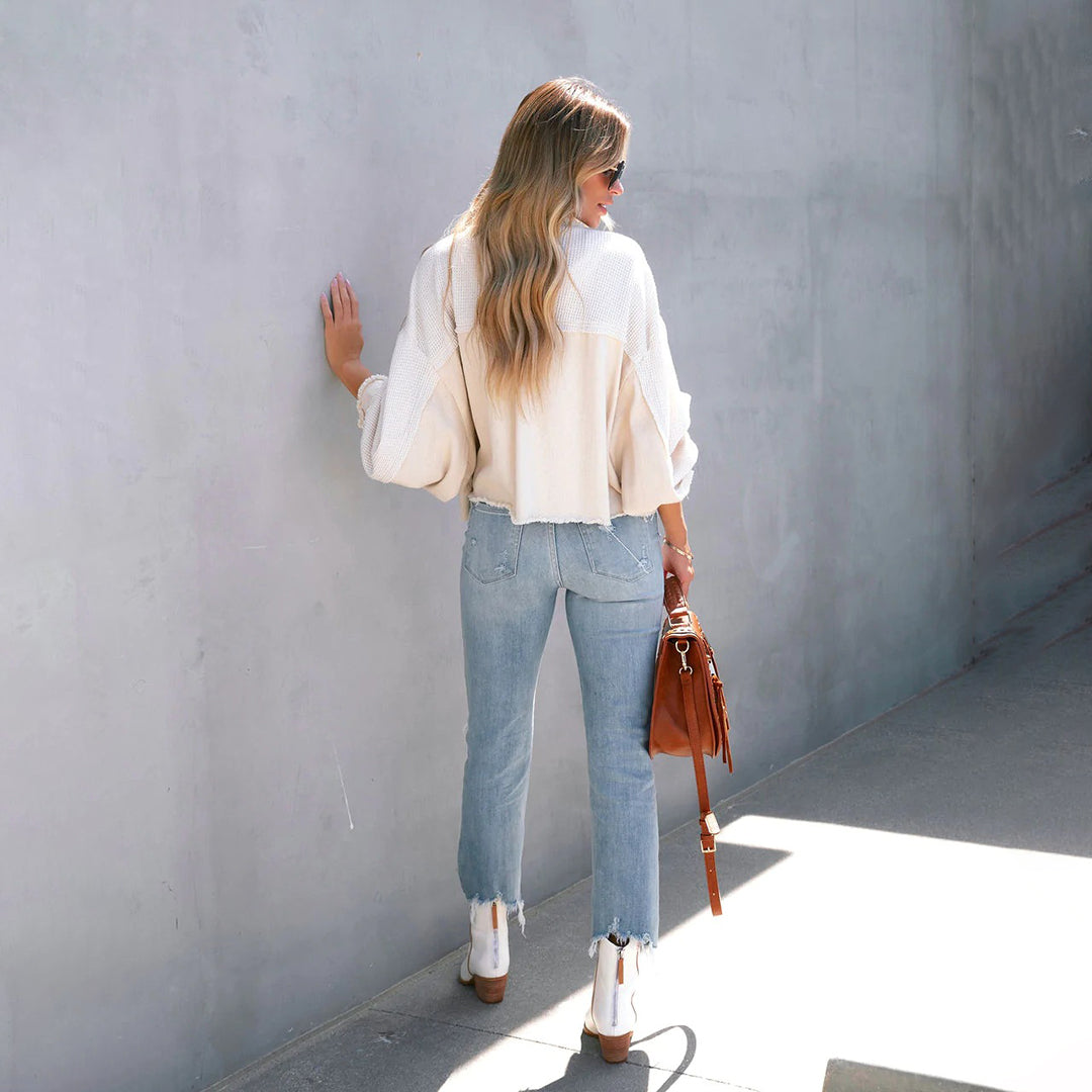 Gisele - Stilfuld Cropped Jakke til Kvinder-Modiva