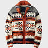 Stilfuld herrevest med jacquard-motiv