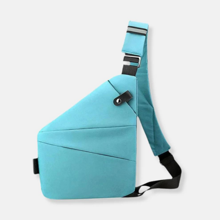 Minimalistisk tyverisikret crossbody-taske – organiseret og sikker opbevaring til en aktiv livsstil