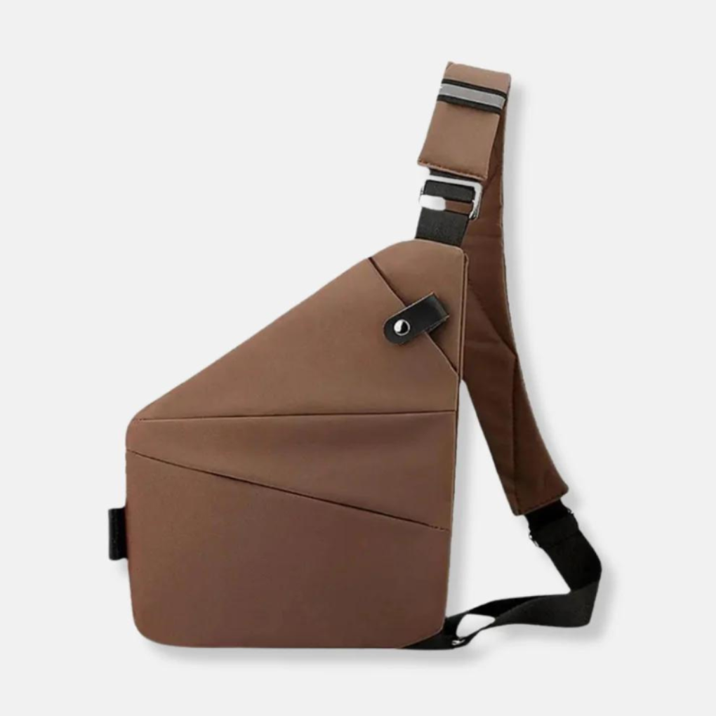 Minimalistisk tyverisikret crossbody-taske – organiseret og sikker opbevaring til en aktiv livsstil