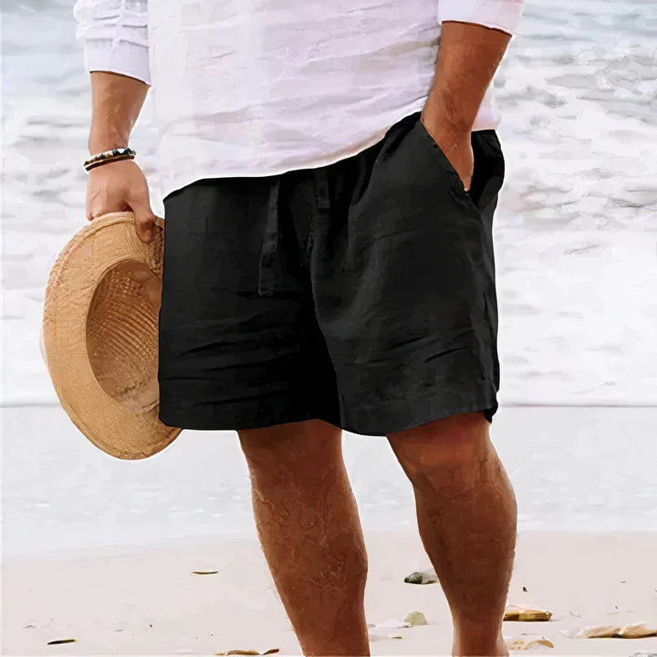 Devon Mænds Linned Shorts