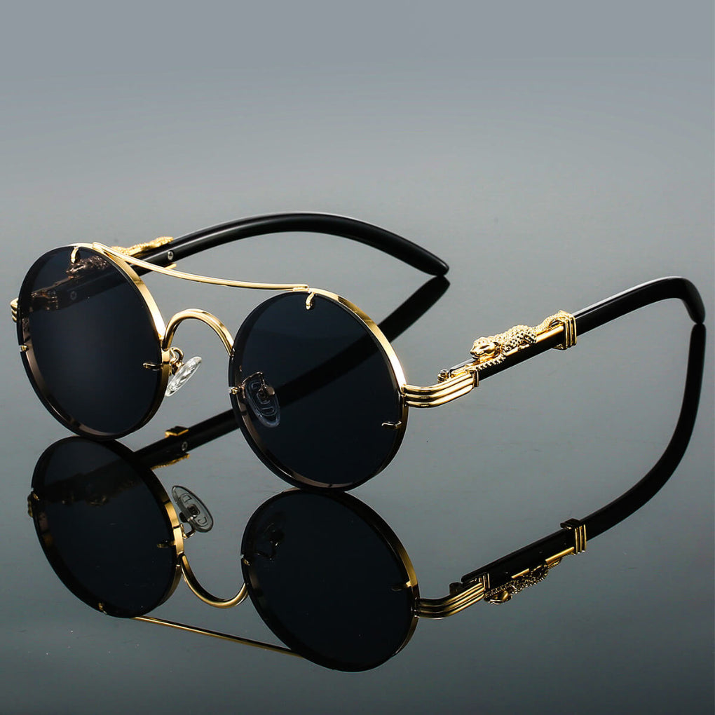 Retro solbriller lavet af metal