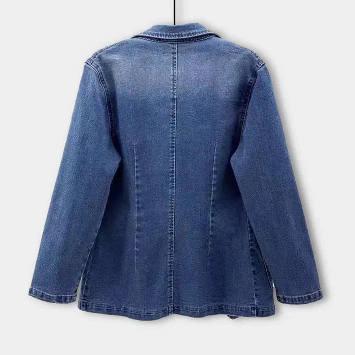 Stilfuld denimblazer til kvinder