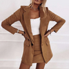 To-Delt Sæt med Blazer Mini Kjole