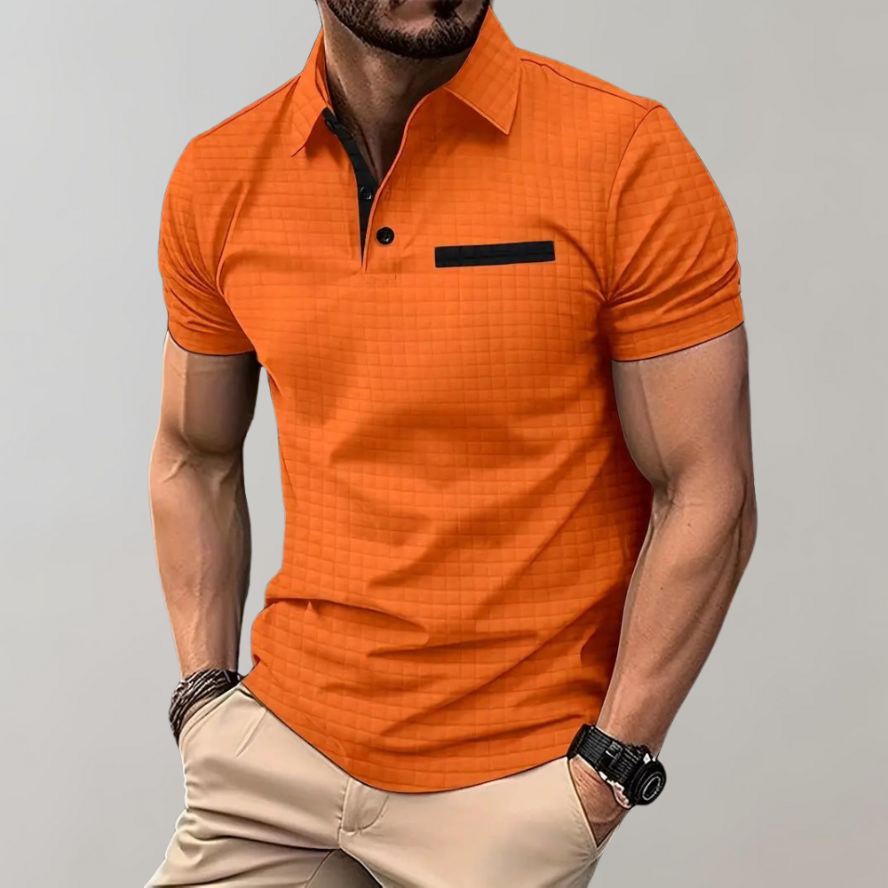 Slim-Fit Mænds Poloshirt