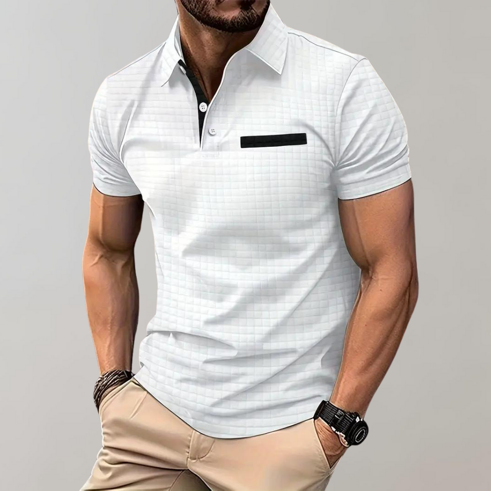 Slim-Fit Mænds Poloshirt
