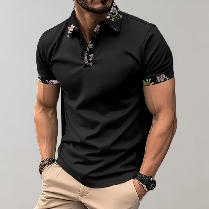Herre poloshirt med klassisk pasform og korte ærmer