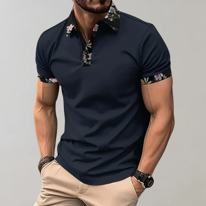 Herre poloshirt med klassisk pasform og korte ærmer