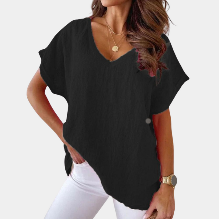 Ubesværet Chic – Casual T-shirt til kvinder med et stilfuldt look