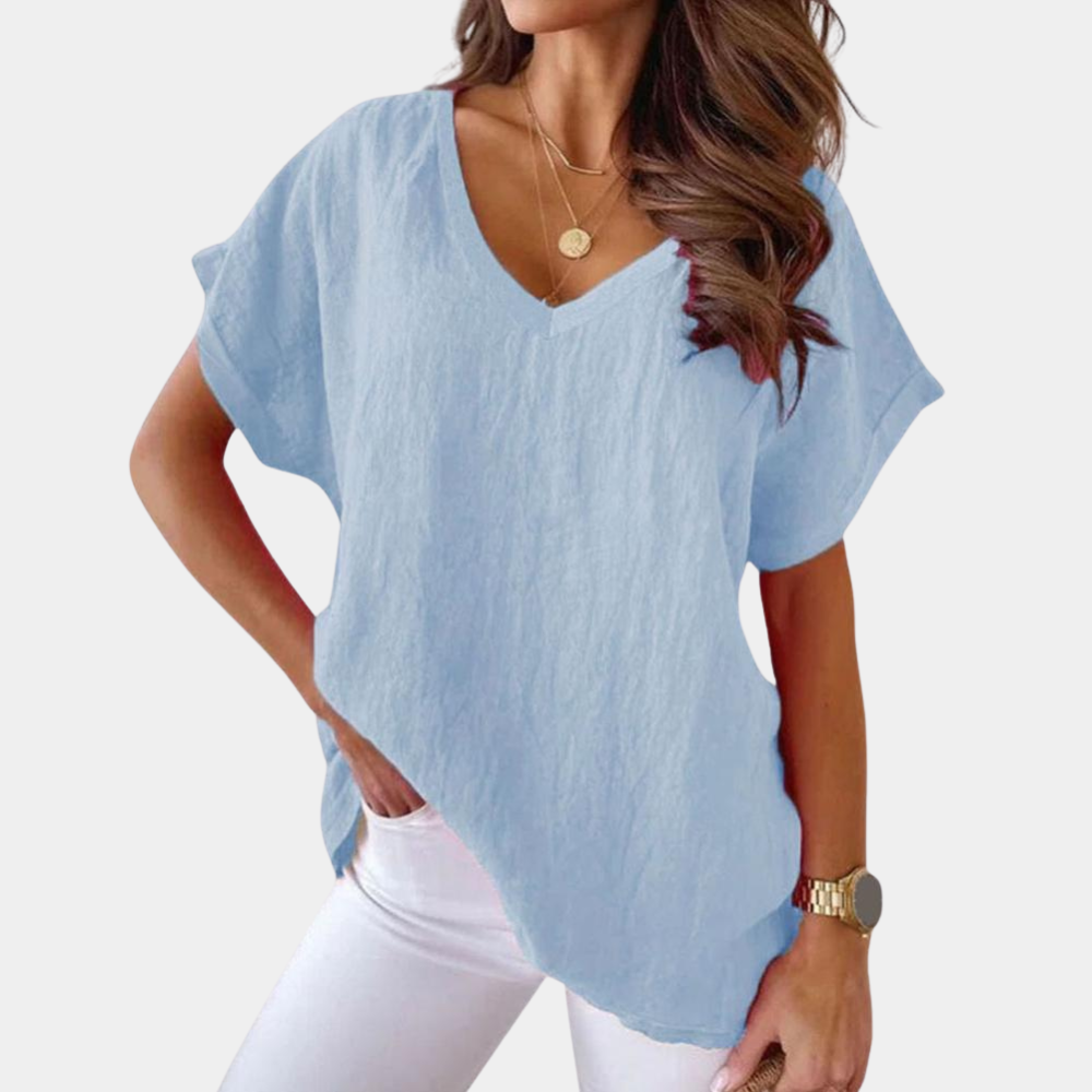 Ubesværet Chic – Casual T-shirt til kvinder med et stilfuldt look