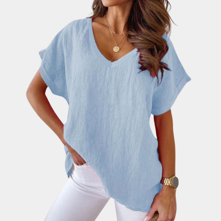 Ubesværet Chic – Casual T-shirt til kvinder med et stilfuldt look