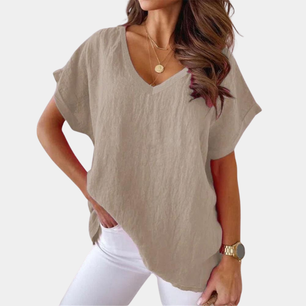 Ubesværet Chic – Casual T-shirt til kvinder med et stilfuldt look