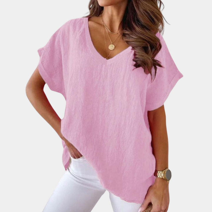 Ubesværet Chic – Casual T-shirt til kvinder med et stilfuldt look
