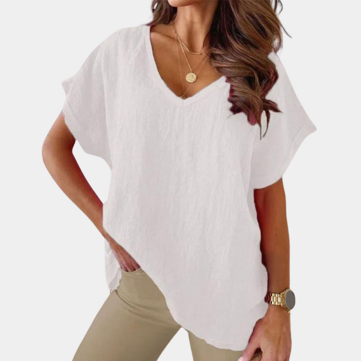 Ubesværet Chic – Casual T-shirt til kvinder med et stilfuldt look