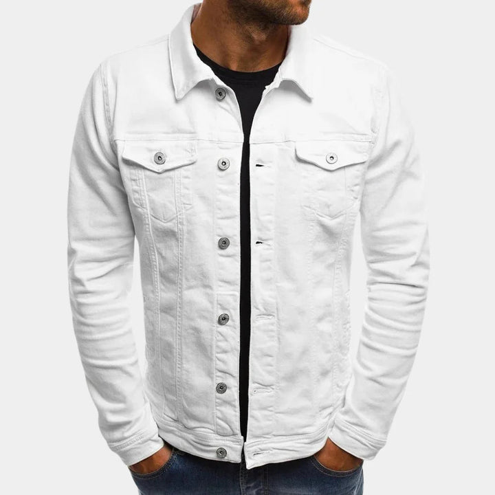 Casual denimjakke til mænd Tidløs stil møder hverdagskomfort