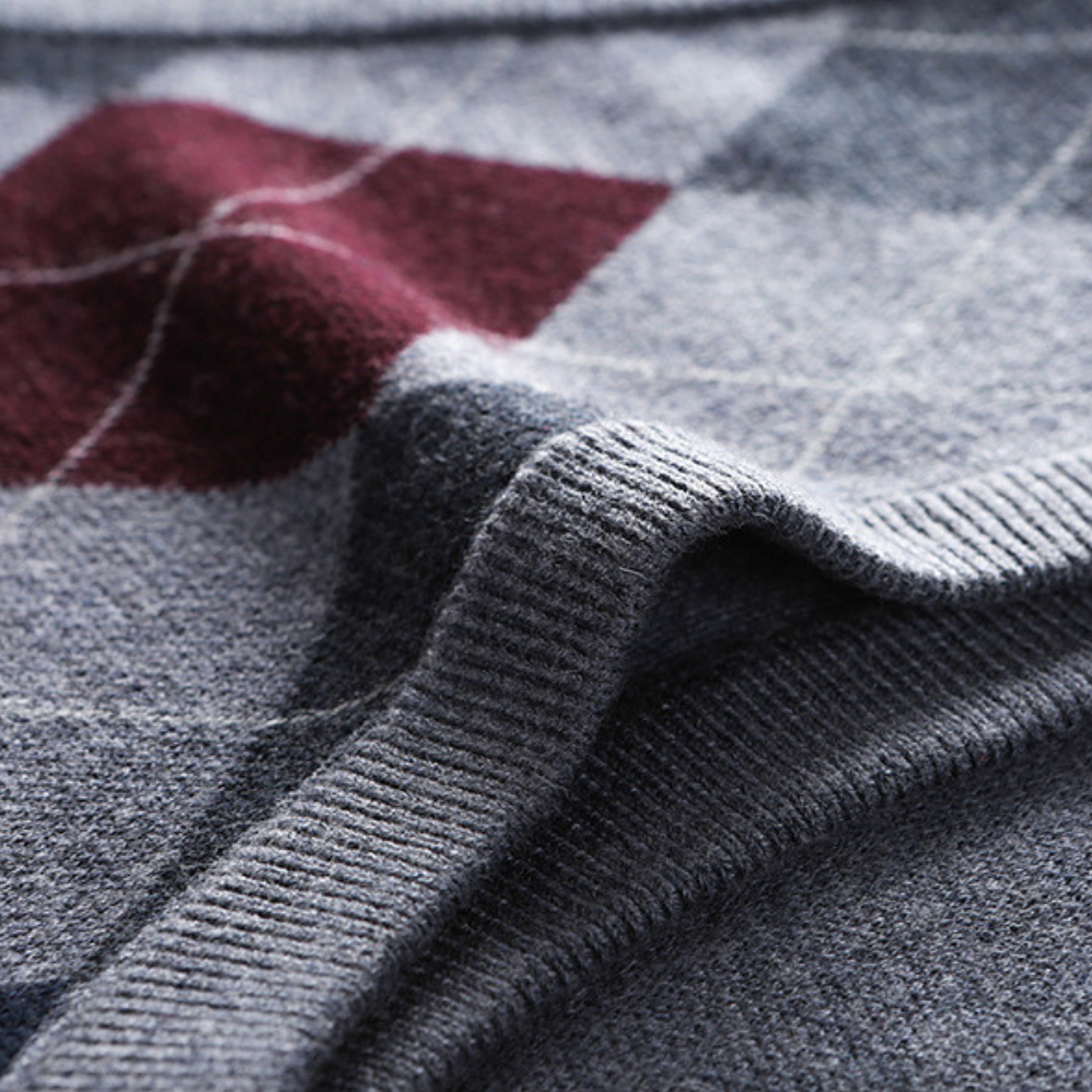 Ærmeløs sweater med V-hals