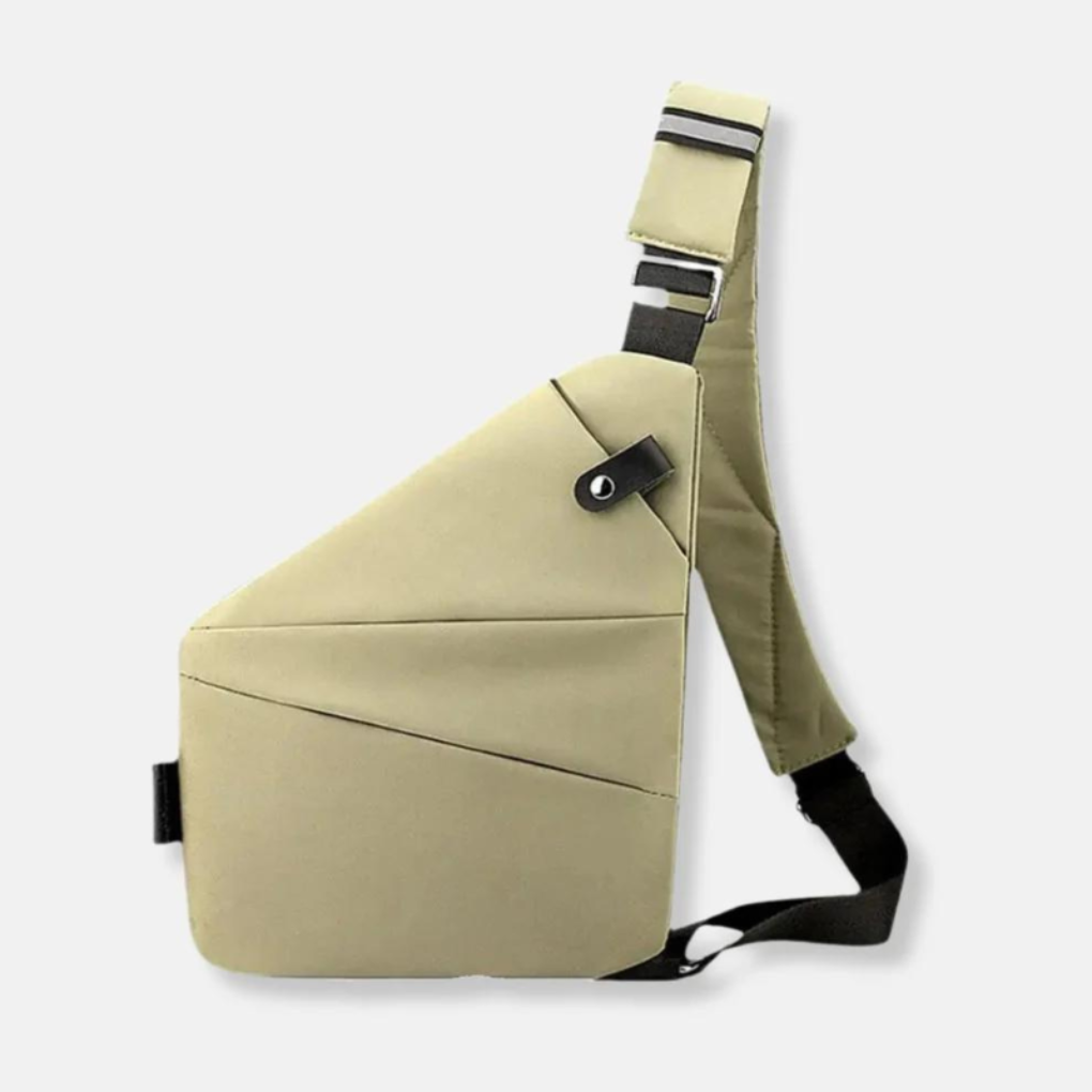 Minimalistisk tyverisikret crossbody-taske – organiseret og sikker opbevaring til en aktiv livsstil