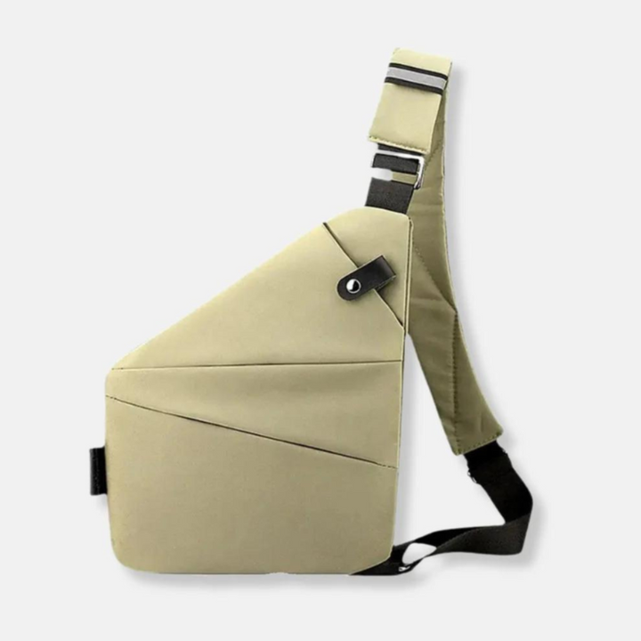 Minimalistisk tyverisikret crossbody-taske – organiseret og sikker opbevaring til en aktiv livsstil