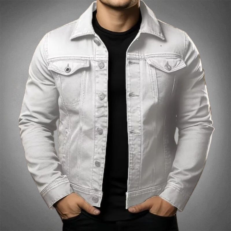 Mænd ' s Denim Jakke