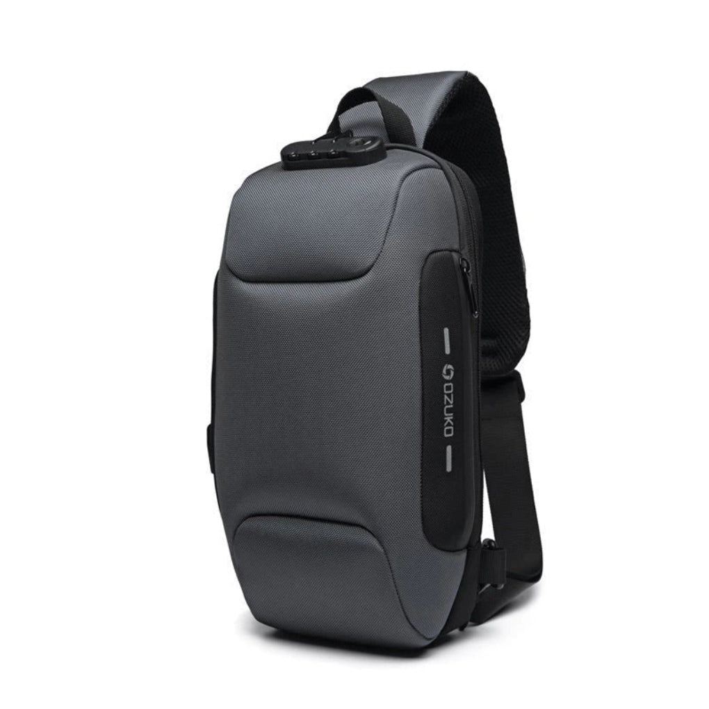 Smart Crossbody Rejsetaske – Anti-tyveri Design med Indbygget USB-Port