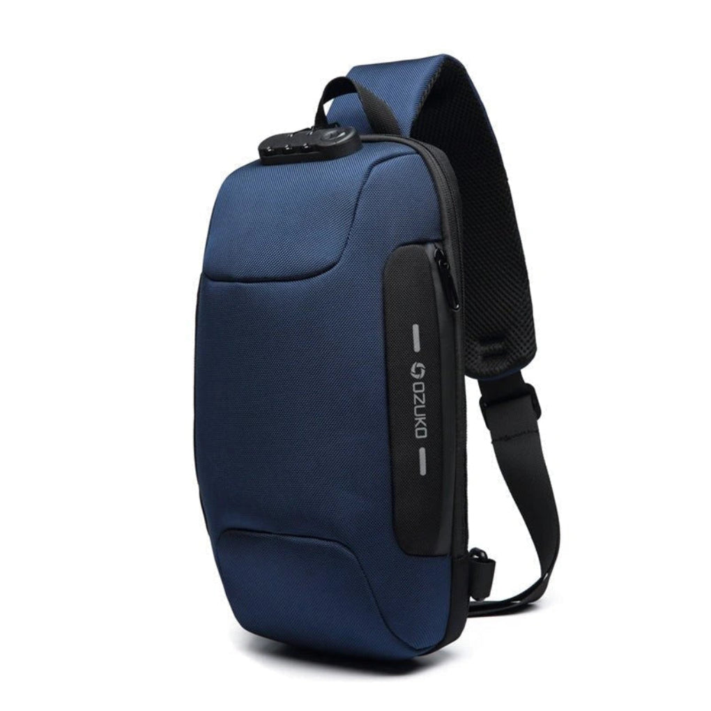 Smart Crossbody Rejsetaske – Anti-tyveri Design med Indbygget USB-Port