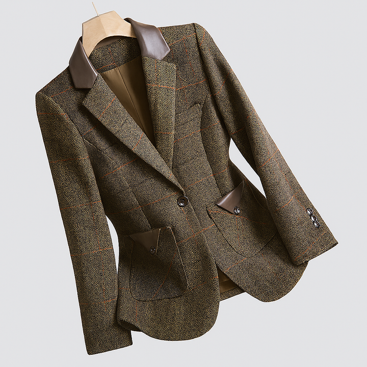 Koreansk-inspireret blazer med én knap