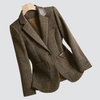 Koreansk-inspireret blazer med én knap