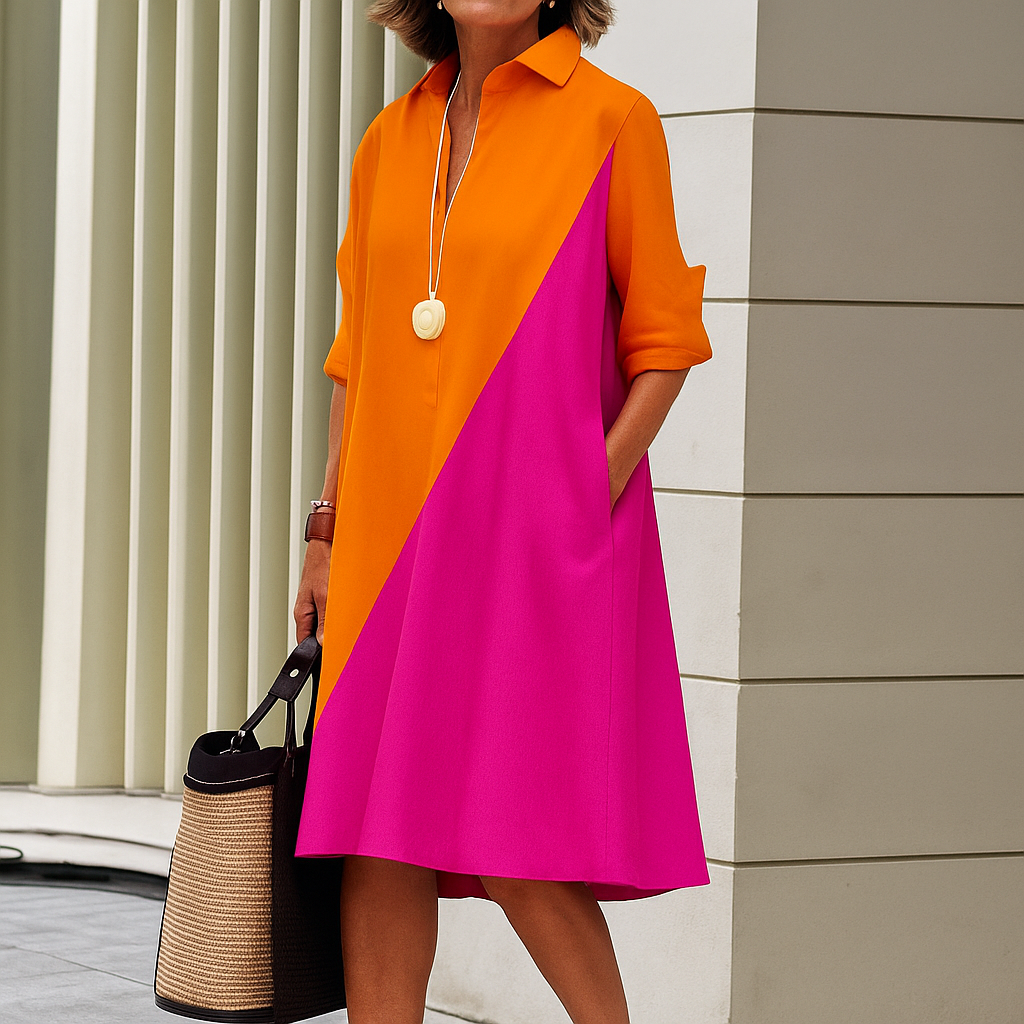 Tidløs minimalistisk stil for ubesværet elegance på kjolen