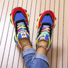 Farverige Casual Platform Sneakers