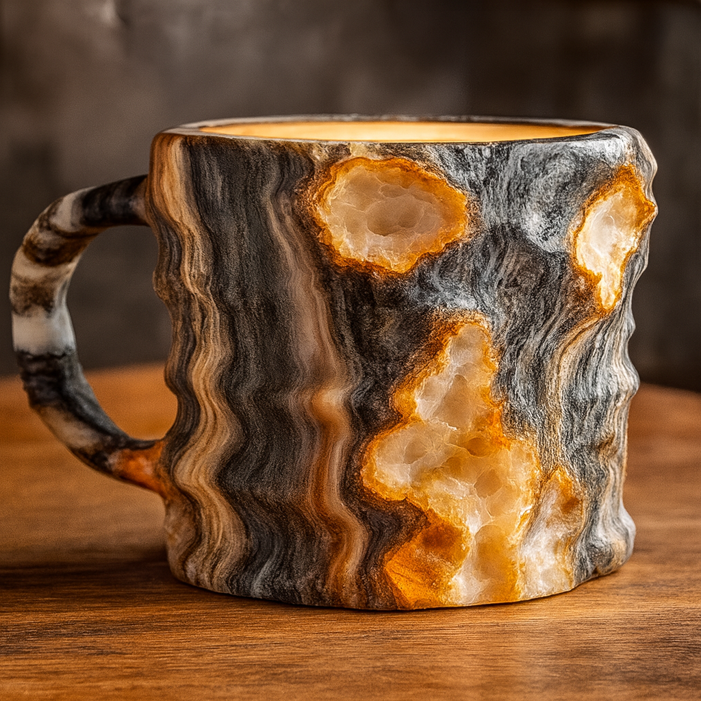 Mineralkrystal kaffekrus