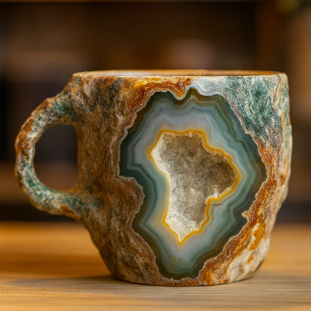 Mineralkrystal kaffekrus