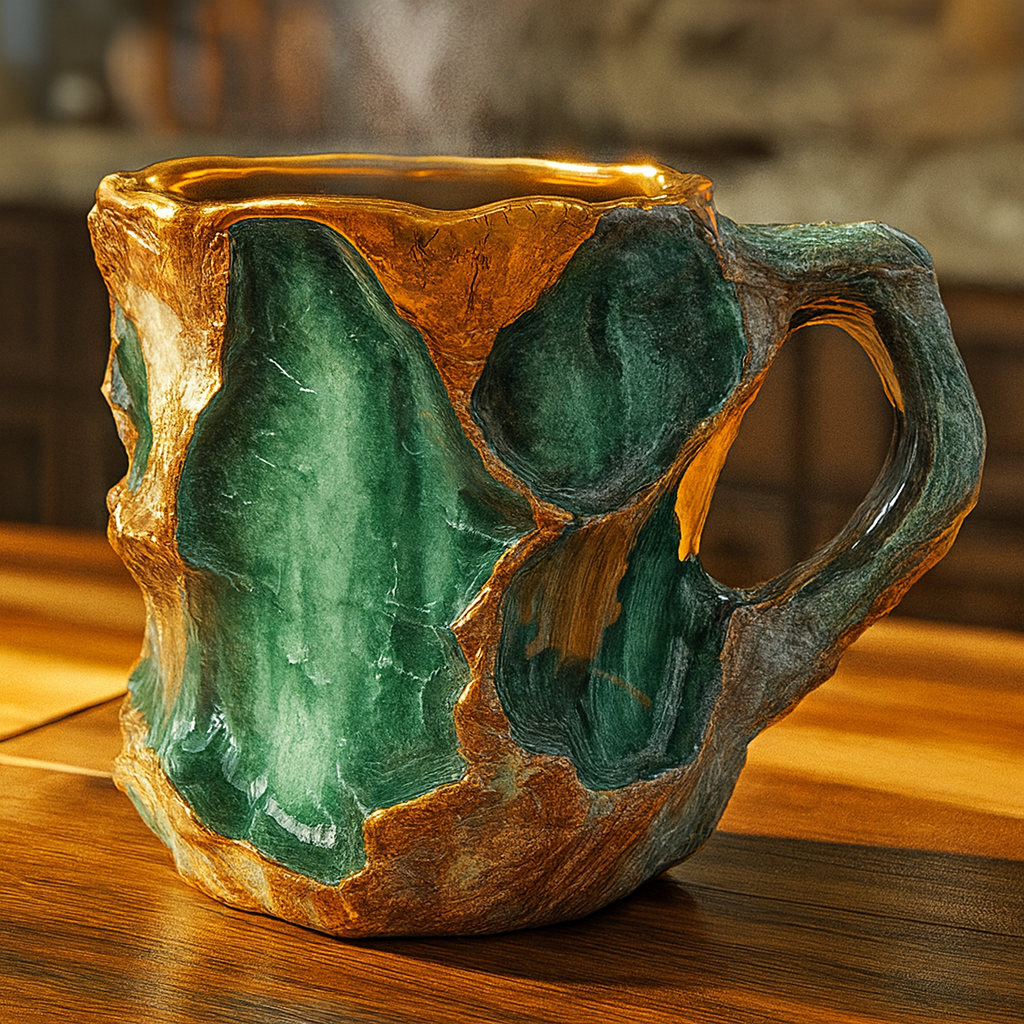 Mineralkrystal kaffekrus