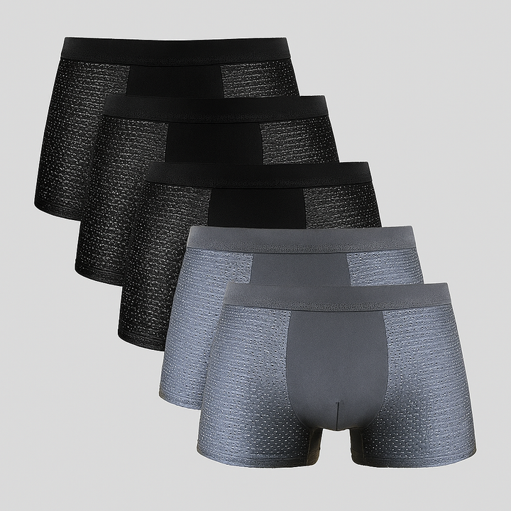 Herre boxershorts i mesh, 5-pak
