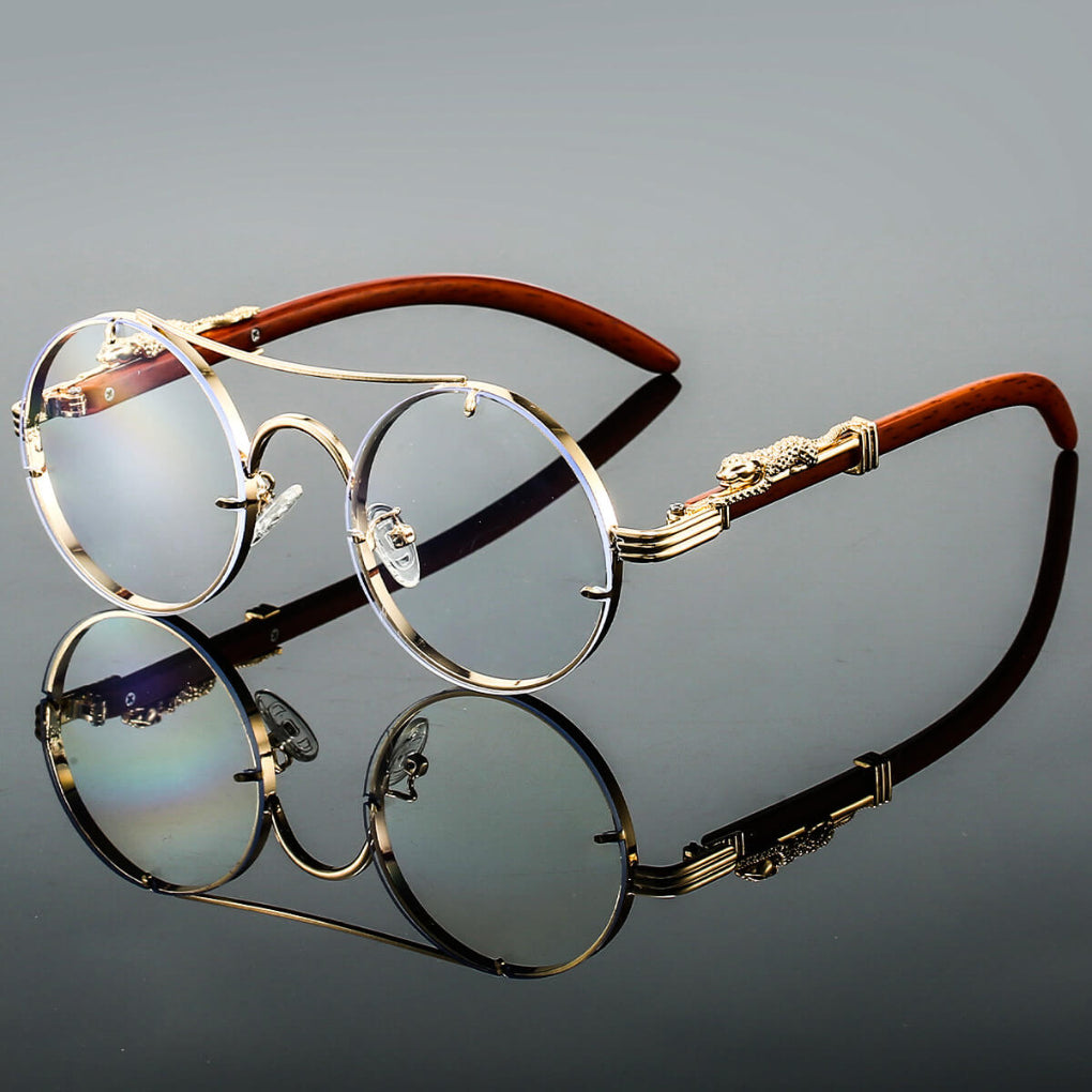 Retro solbriller lavet af metal