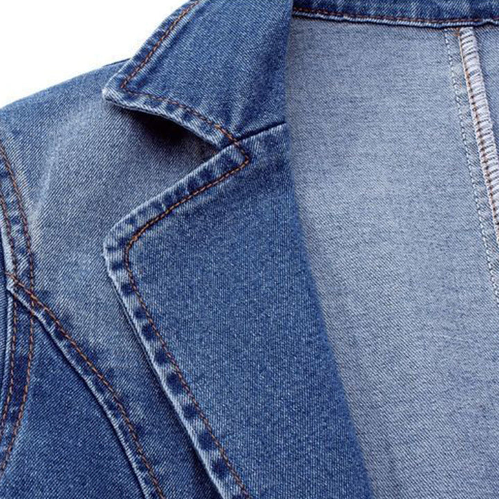 Stilfuld denimblazer til kvinder
