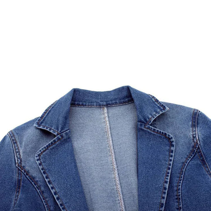 Stilfuld denimblazer til kvinder
