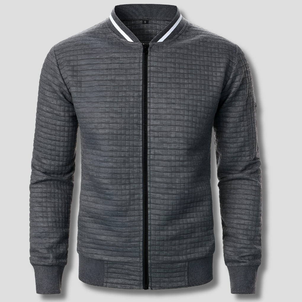 Behagelig og varm sweater med lynlås til mænd