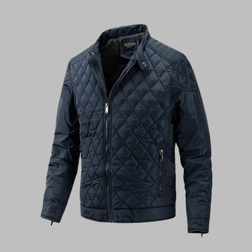 Elegant quiltet overgangsjakke til mænd