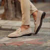 Elegante ruskindsloafers med tidløst design