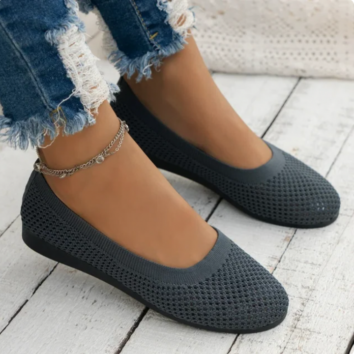Damemode slip-on flade sko til sommerkomfort