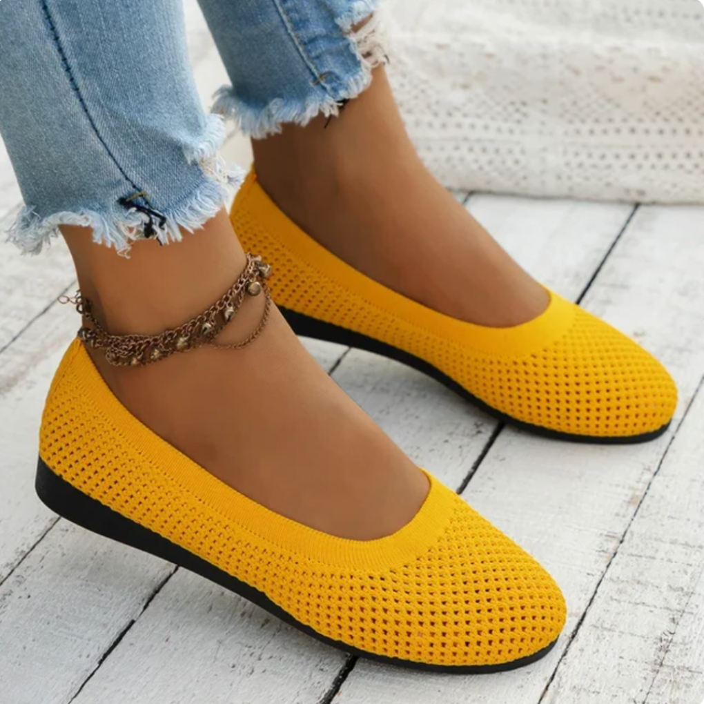 Damemode slip-on flade sko til sommerkomfort
