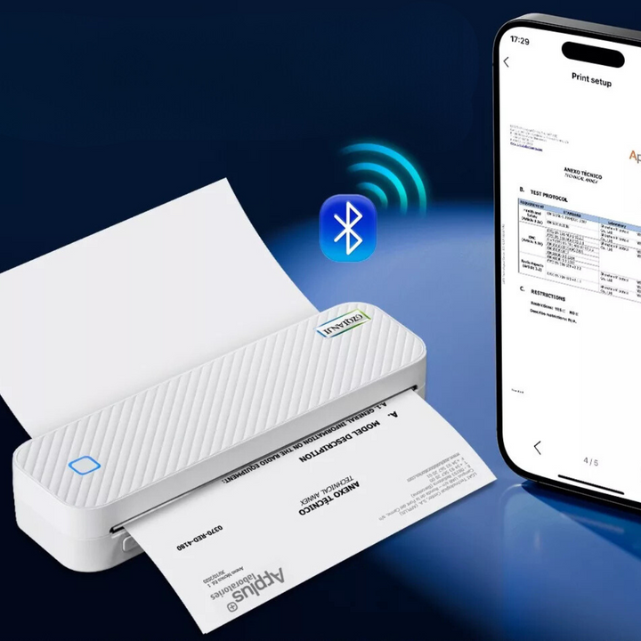 Bærbar termoprinter